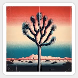 Retro Joshua Tree Sticker